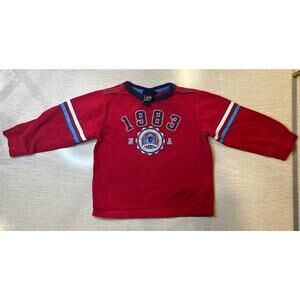 Toddler's Red '1983' Long sleeve T-shirt - Nautica - 2T